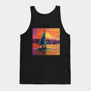 Sailing at Sunset Tank Top